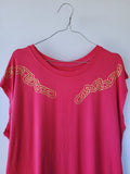 POLERA CADENAS FUCSIA