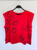 POLERA ICONO ROJO