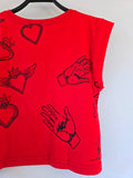 POLERA ICONO ROJO