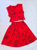CONJUNTO ICONO VERANO ROJO