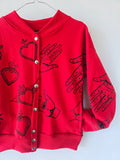 POLERON BOMBER ICONO ROJO