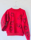 POLERON BOMBER ICONO ROJO