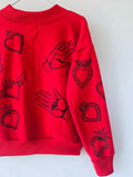 POLERON BOMBER ICONO ROJO