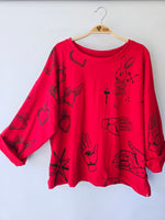 POLERA ICONO ROJO