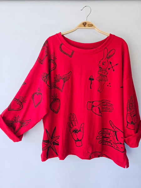 POLERA ICONO ROJO