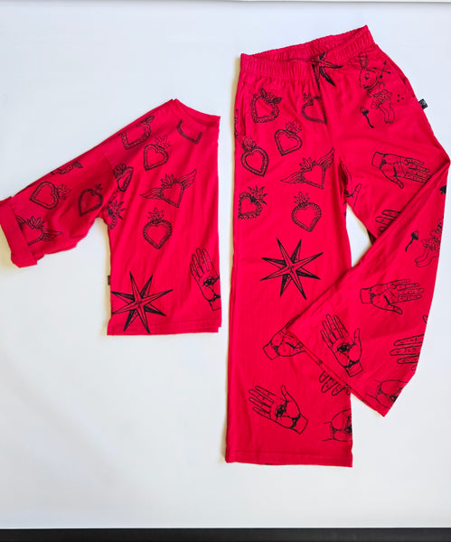 CONJUNTO ICONO ROJO UNISEX