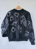 POLERON BOMBER ICONO NEGRO