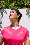POLERA CADENAS FUCSIA