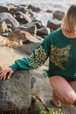 POLERON LEOPARDO VERDE