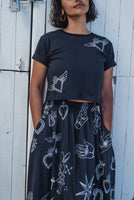 POLERA CROP ICONO