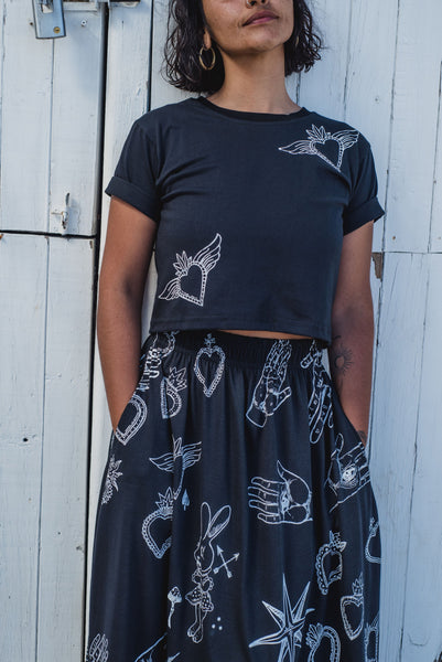 POLERA CROP ICONO